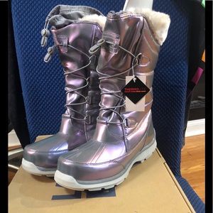 Lands End Snowflake Winter Boots~ Big Girls!!